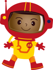mascottes astroon - petits astronautes