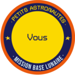 écusson du public - petits astronautes